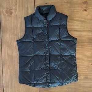 Woman’s Down Black Puffer Vest